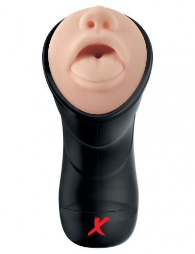 PDX ELITE - DEEP THROAT VIBRATING STROKER