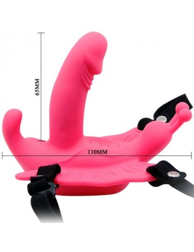 BAILE - ULTRA PASSIONATE VIBRATING BUTTERFLY HARNESS