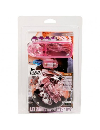 BAILE - HARNESS WITH MULTIVESPEED VIBRATING BUTTERFLY