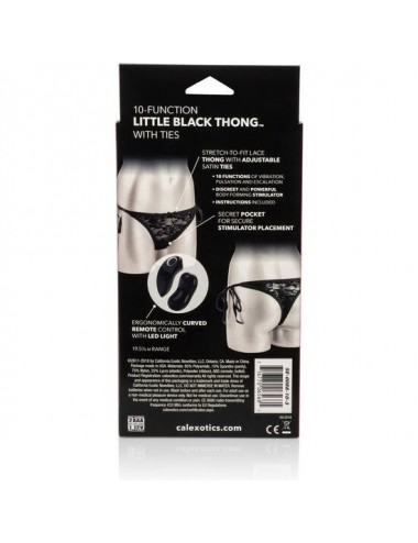 CALEXOTICS - 10 FUNCTION THONG WITH TIES
