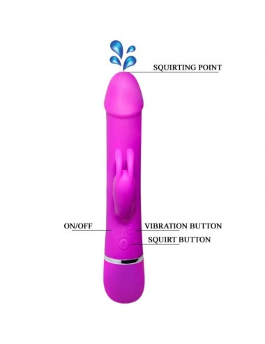 PRETTY LOVE - HENRY VIBRATOR WITH 12 VIBRATION MODES AND SQUIRT FUNCTION