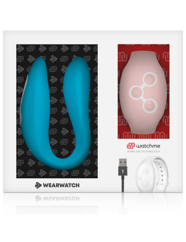 WEARWATCH DUAL PLEASURE  WIRELESS TECHNOLOGY WATCHME INDIGO / PINK