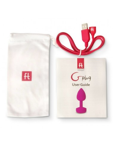 G-VIBE - FUNTOYS GPLUG ANAL RECHARGEABLE VIBRATOR SMALL NEON PINK 3CM
