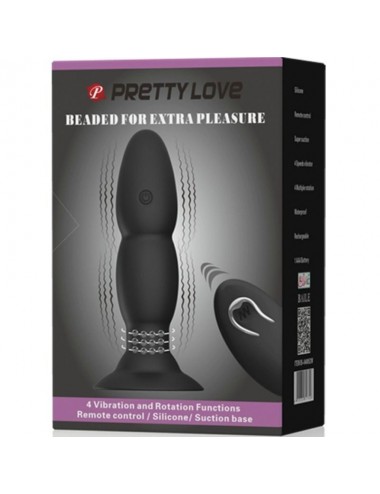 PRETTY LOVE - PLUG VIBRATOR AND ROTATION BY REMOTE CONTROL