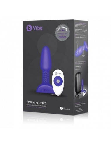 B-VIBE - RIMMING REMOTE CONTROL ANAL PLUG PETITE LILAC