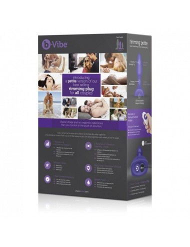 B-VIBE - RIMMING REMOTE CONTROL ANAL PLUG PETITE LILAC