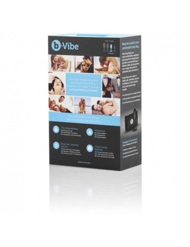 B-VIBE - SNUG ANAL PLUG 2 BLACK