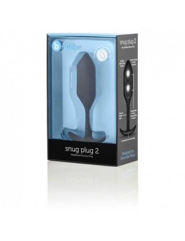 B-VIBE - SNUG ANAL PLUG 2 BLACK