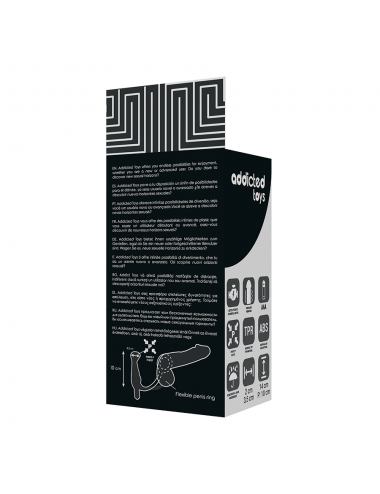 ADDICTED TOYS - VIBRATOR PROST TICO BLACK 10 CM
