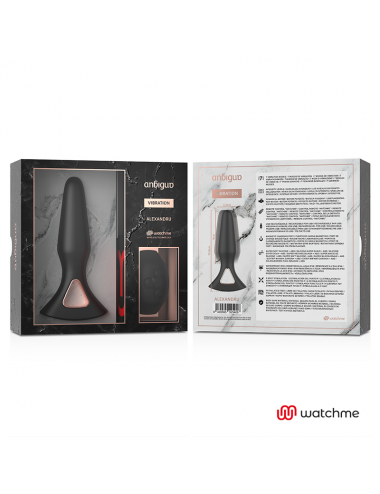 ANBIGUO - WATCHME REMOTE CONTROL VIBRATOR ANAL PLUG ALEXANDRU