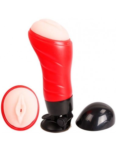 CRAZY BULL - VAGINA WITH VOICE MASTURBATOR BASE
