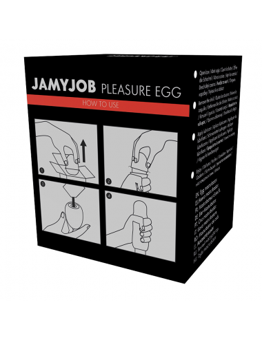 JAMYJOB - EGG MASTURBATOR BLACK VERSION DISCRETT