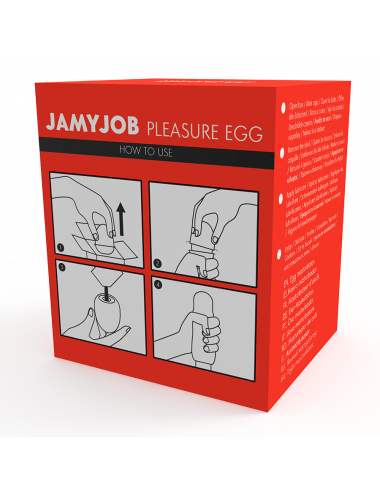 JAMYJOB - EGG MASTURBATOR RED VERSION DISCRETT