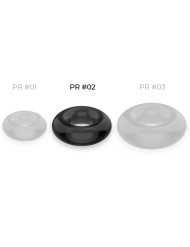 POWERING - SUPER FLEXIBLE AND RESISTANT PENIS RING 4.5CM BLACK