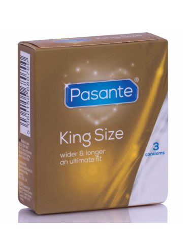 PASANTE CONDOMS KING SIZE 3 UNITS