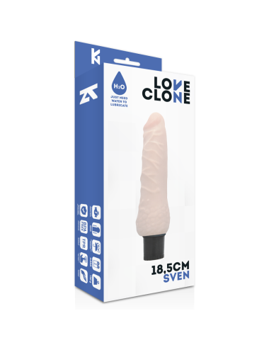 LOVECLONE - SVEN SELF LUBRICATION VIBRATOR 18.5 CM -O- 3.3 CM