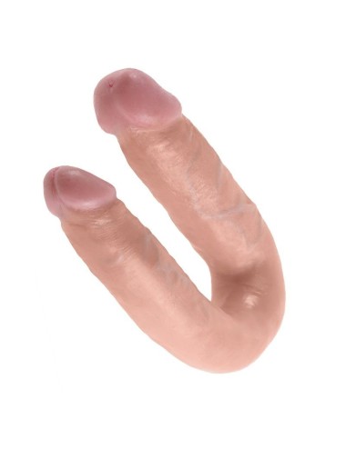 KING COCK - U-SHAPED MEDIUM DOUBLE TROUBLE FLESH 13.9 CM