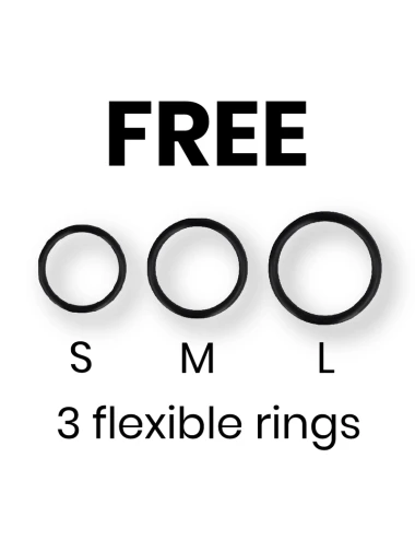 X RAY - HARNESS WITH SILICONE RINGS