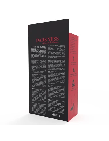 DARKNESS - SILICONE ANAL PLUG WITH WHITE TAIL