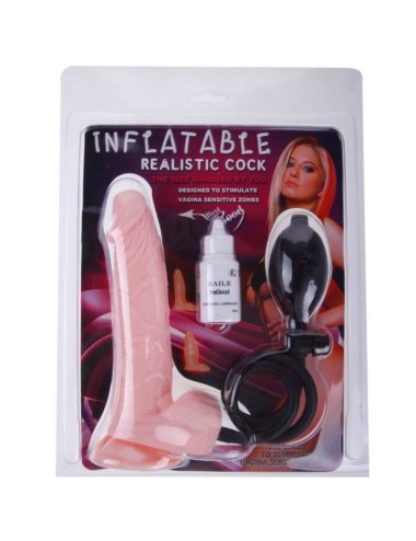 DANCE - REALISTIC INFLATABLE DILDO WITH SUCTION CUP 15 CM