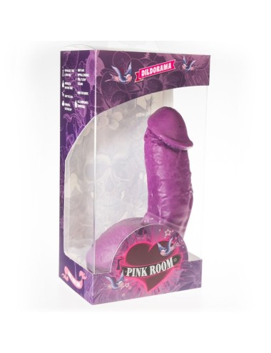 PINK ROOM - ELIAN REALISTIC DILDO PURPLE 17.5 CM