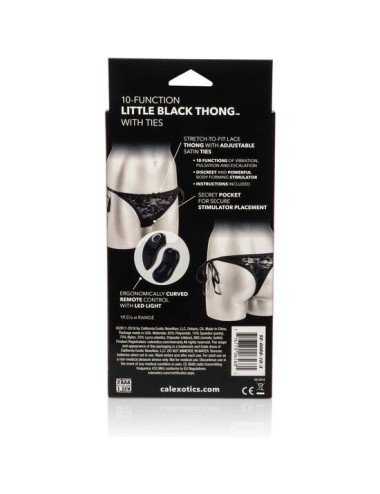 CALEXOTICS - 10 FUNCTION THONG WITH TIES