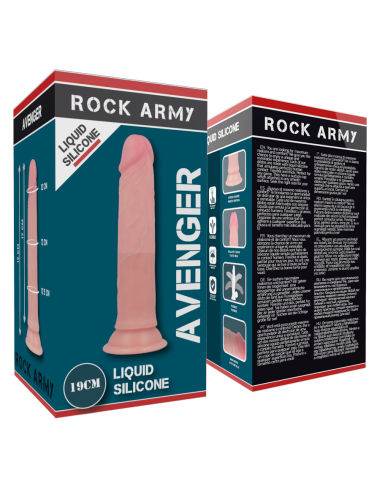ROCKARMY - ROCKARMY LIQUID SILICONE PREMIUM AVENGER REALISTIC 19 CM -O- 3.98 CM