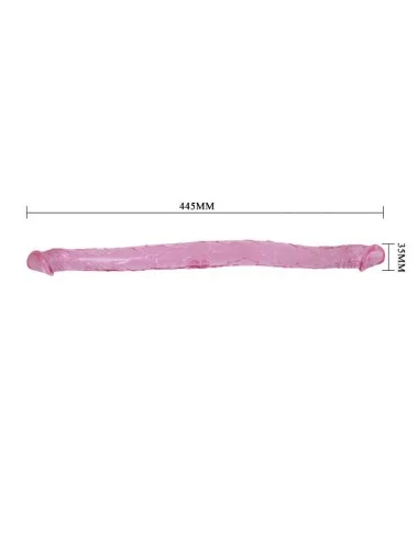 BAILE - PINK DOUBLE DONG 44.5 CM
