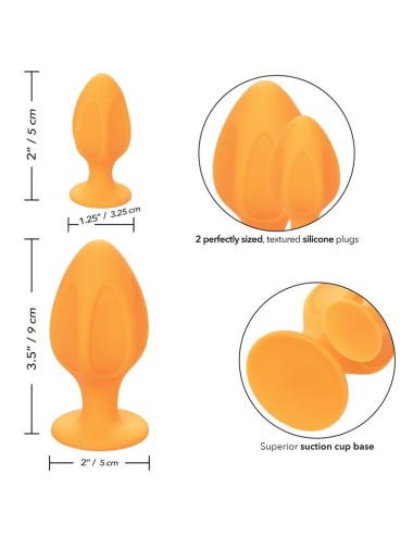CALEXOTICS - CHEEKY BUTTPLUG ORANGE