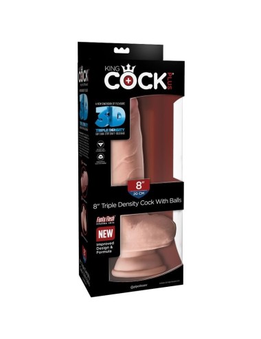 KING COCK - TRIPLE DENSITY DILDO 18.4 CM