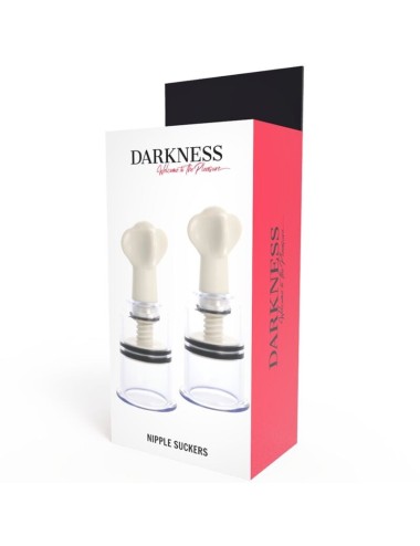 DARKNESS - TRANSPARENT NIPPLE STIMULATING WAVES 5CM DIMETER
