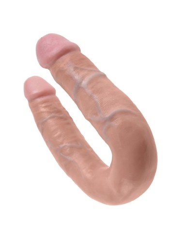 KING COCK - U-SHAPED MEDIUM DOUBLE TROUBLE FLESH 13.9 CM