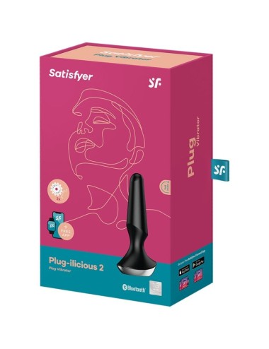 SATISFYER - PLUG ILICIOUS 2 PLUG VIBRATOR BLACK