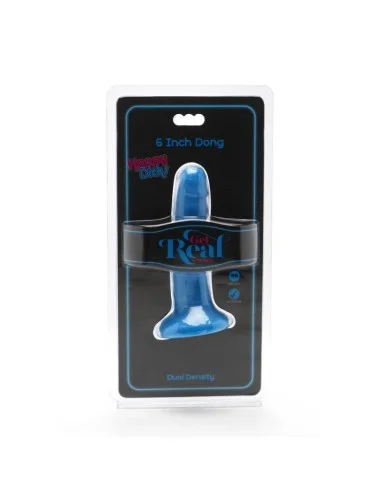 GET REAL - HAPPY DICKS DONG 12 CM BLUE