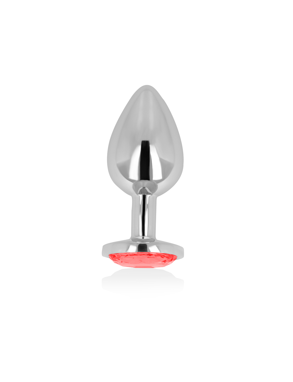 OHMAMA ANAL PLUG METAL RED 9 CM OHMAMA ANAL PLUG METAL RED 9 CM