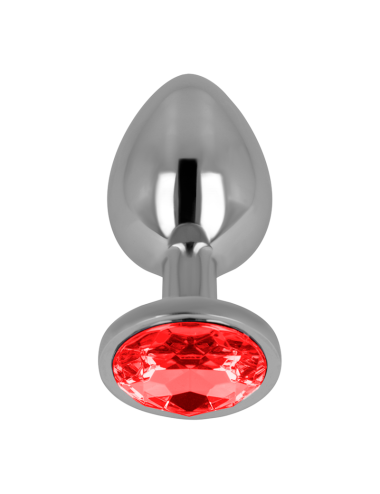 OHMAMA ANAL PLUG METAL RED 9 CM