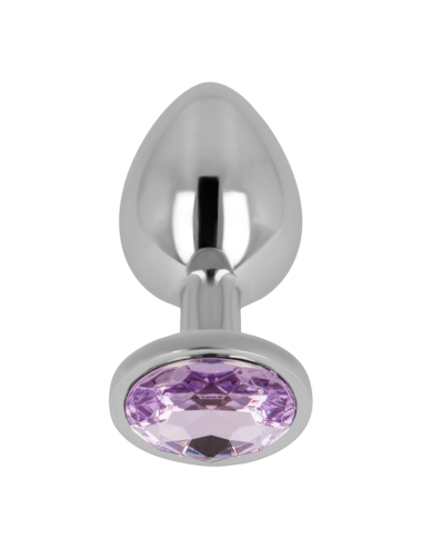 OHMAMA ANAL PLUG METAL VIOLET 8 CM