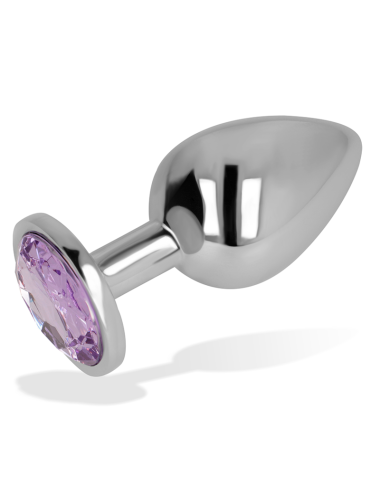OHMAMA ANAL PLUG METAL VIOLET 8 CM