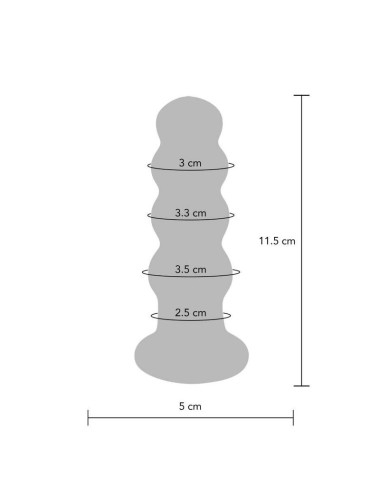 BUTTOCKS  THE RADIANT GLASS BUTTPLUG