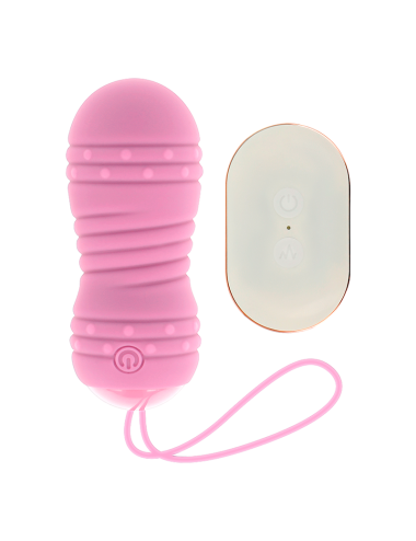 OHMAMA REMOTE CONTROL ROTATING EGG 7 PATTERNS  - PINK