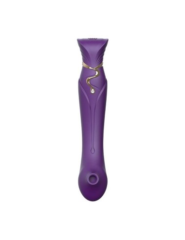 ZALO - QUEEN SET PULSE WAVE CLIT STIM PURPLE