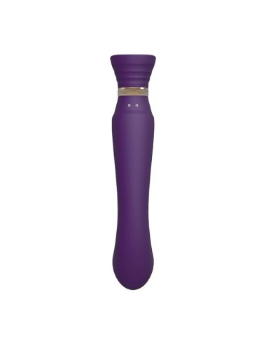 ZALO - QUEEN SET PULSE WAVE CLIT STIM PURPLE