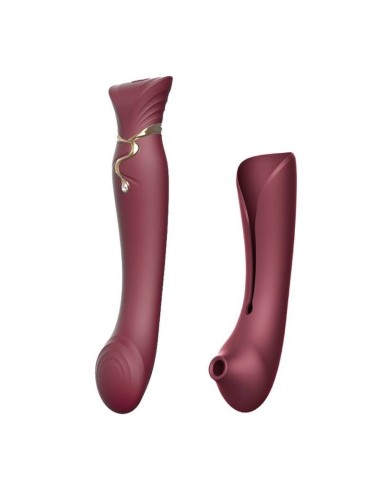 ZALO - QUEEN SET PULSE WAVE CLIT STIM RED