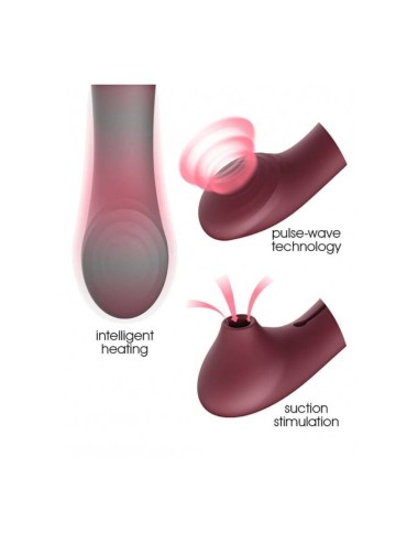 ZALO - QUEEN SET PULSE WAVE CLIT STIM RED