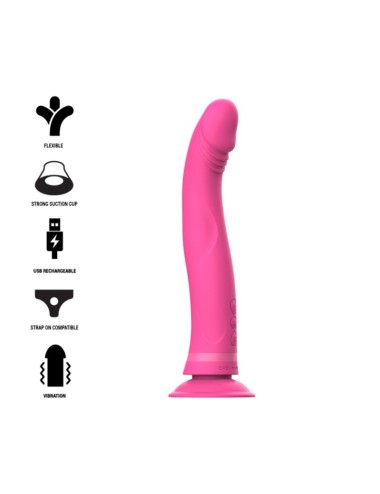 INTENSE - MICHELANGELO DILDO VIBRATOR SILICONE PINK