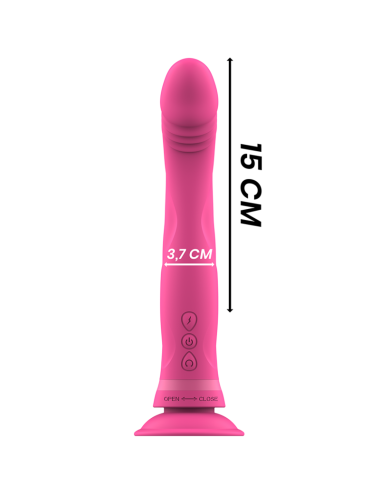 INTENSE - MICHELANGELO DILDO VIBRATOR SILICONE PINK