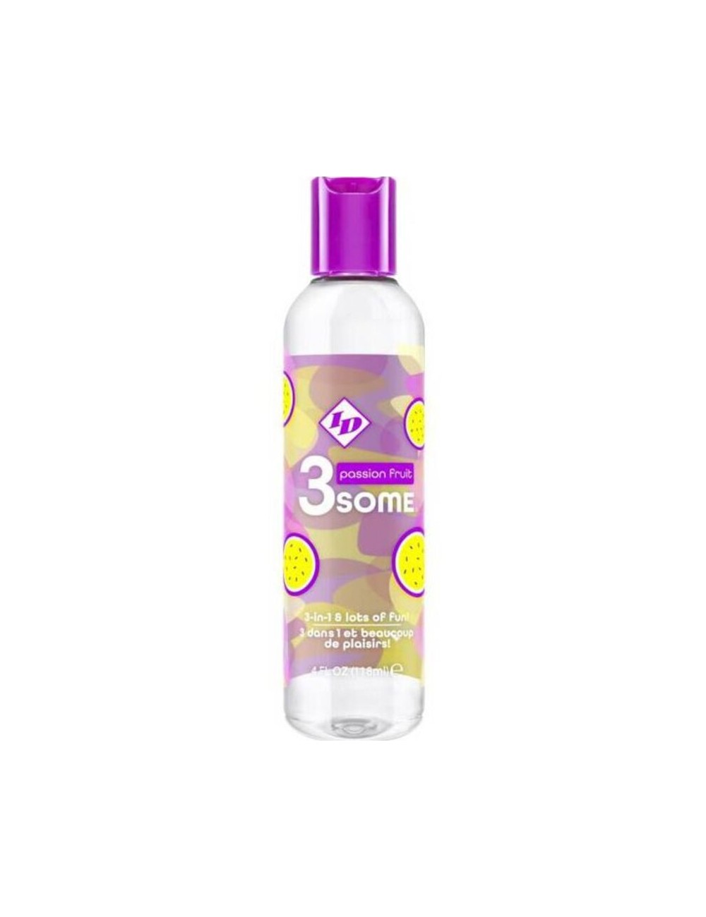 ID 3SOME - 4 FL OZ PASSION FRUIT BOTTLE ID 3SOME - 4 FL OZ PASSION FRUIT BOTTLE