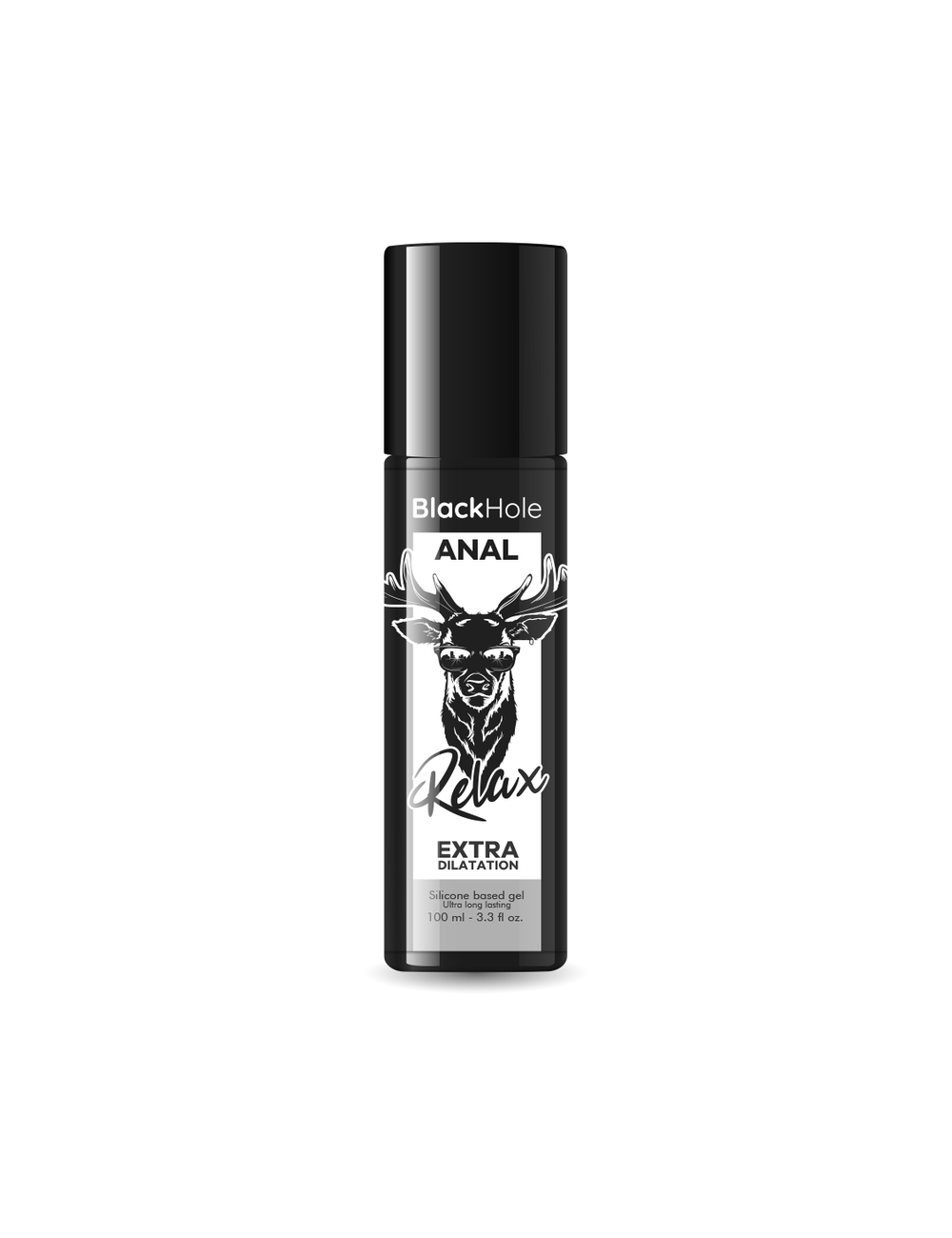 BLACK HOLE GEL SILICONE BASE ANAL DILATION 100 ML BLACK HOLE GEL SILICONE BASE ANAL DILATION 100 ML