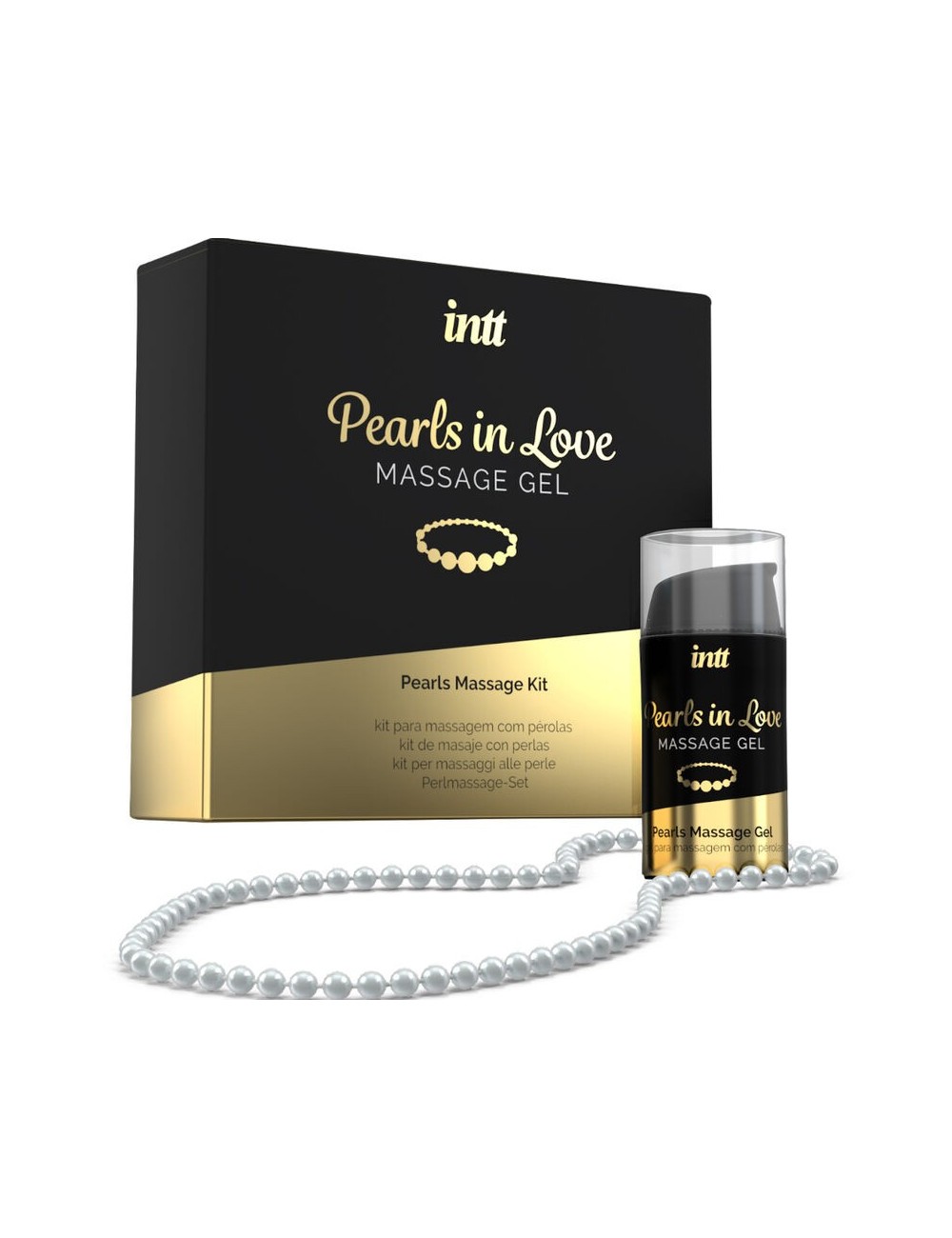 INTT - PEARLS IN LOVE WITH PEARL NECKLACE AND SILICONE GEL INTT - PEARLS IN LOVE WITH PEARL NECKLACE AND SILICONE GEL