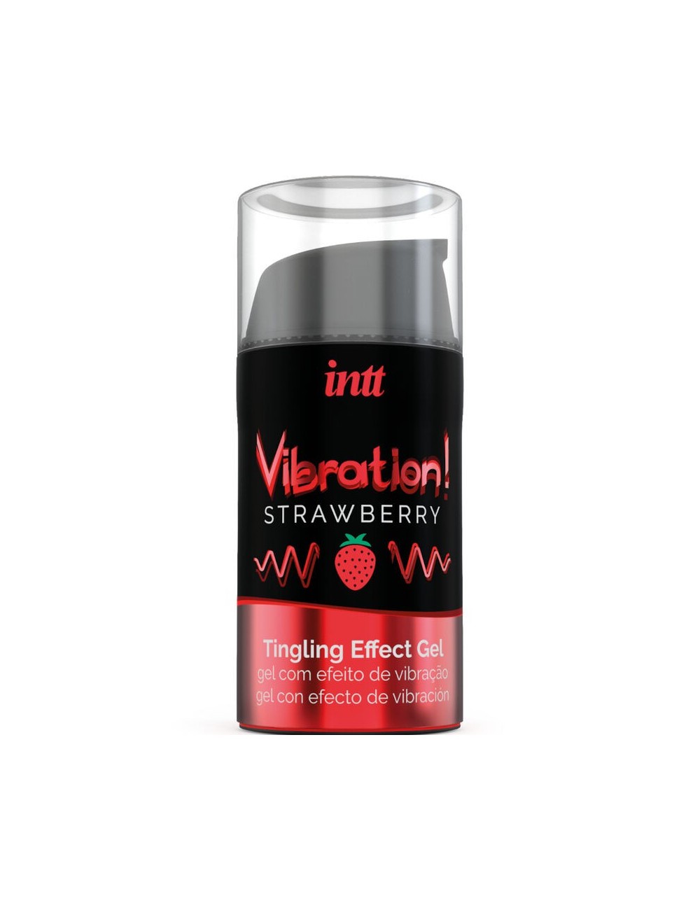 INTT - POWERFUL INTIMATE STIMULANT LIQUID VIBRATING GEL STRAWBERRY 15ML INTT - POWERFUL INTIMATE STIMULANT LIQUID VIBRATING GEL STRAWBERRY 15ML